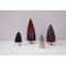 Hello Honey® 9" Purple Ombre Bottle Brush Tree with Wood Base and Glitter